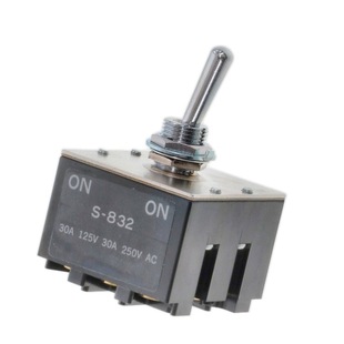 NKK LArge Toggle Switch S-832 Super LArge Current Toggle Switch 30A
