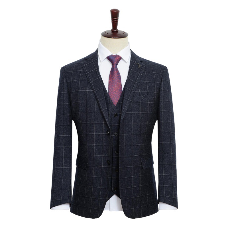 Large Size Men's Loose Autumn and Winter Middle-aged Casual Business Suit Plus Size Fat Man Fatty Korean Style Handsome Suit Top