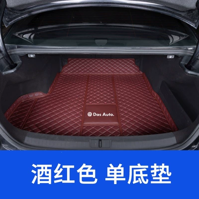 Trunk Mat: 330 Luxury Edition B8 B7 - thickened-main-pad-burgundy-volkswagen-magotan-2007-2011-models