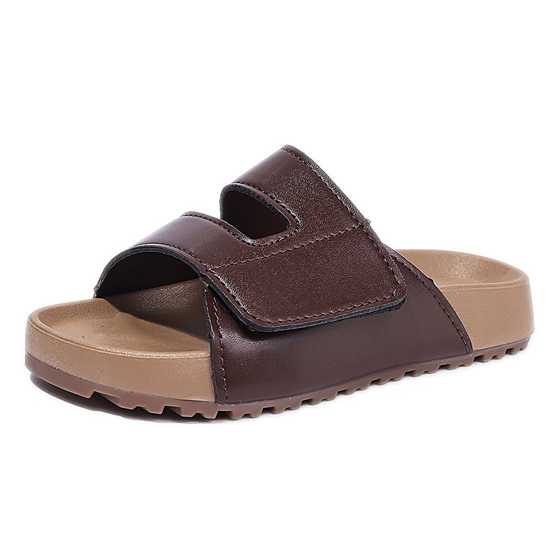 Zapatos de playa de moda infantil versátil 2026 verano nuevo estilo de chicas hueco de dedos abiertos Boerken zapatos de tendencia de niños grandes image 6