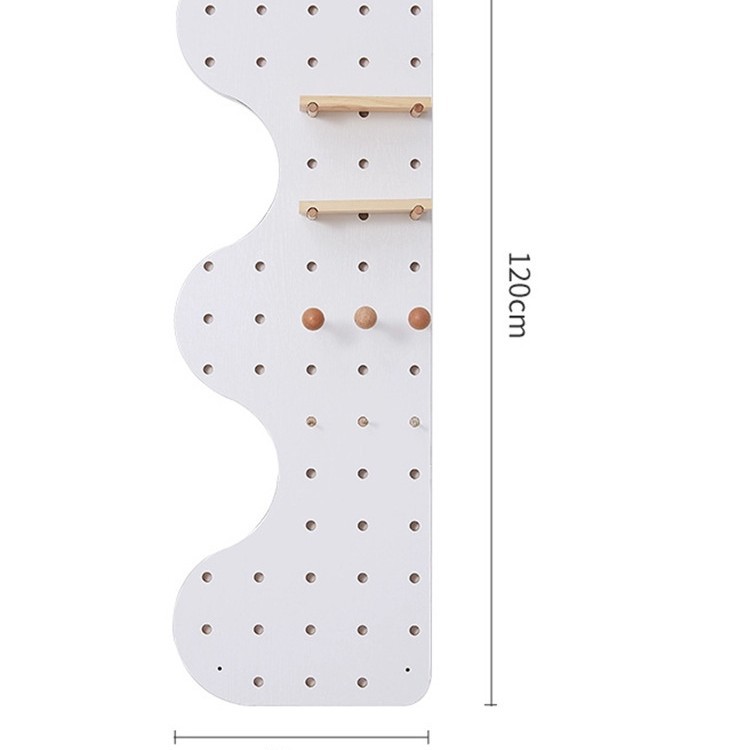 puerta de entrada madera sólida agujero de madera placa de agujero estante de pared de pared