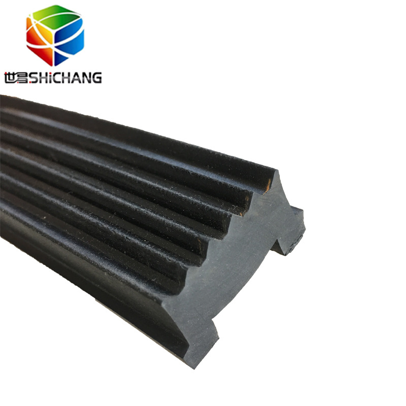 机械设备带齿挤出橡胶密封条  三元乙丙异型橡胶密封条