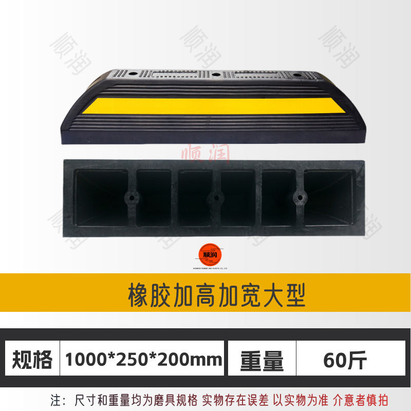 Tope de goma para estacionamiento, retenedor de ruedas para coche o garaje, resistente y antideslizante