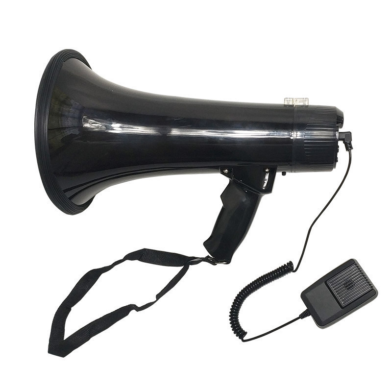 多功能手持式外接喊话器 谈判扩音器 可充电照明可录音救援喊话器