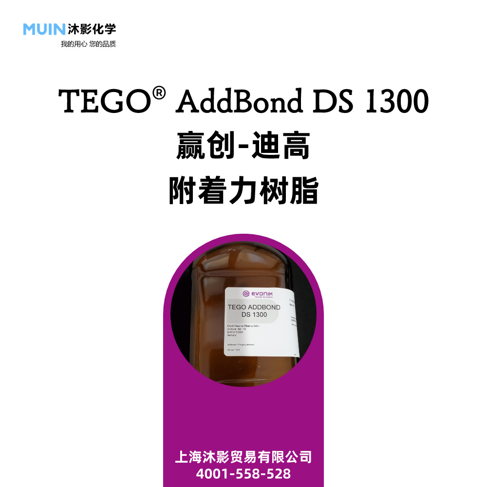 TEGO AddBond DS 1300 提高水性涂料 附着力促进剂 赢创 迪高树脂