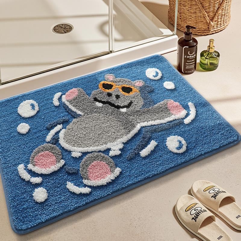 편안한 하마 - 블루