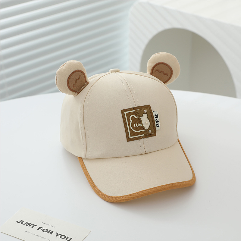 Sombreros para niños niñas sombreros de béisbol para niños primavera y otoño delgados sombreros solares de dibujos animados súper lindos sombreros de lengua de pato bebé