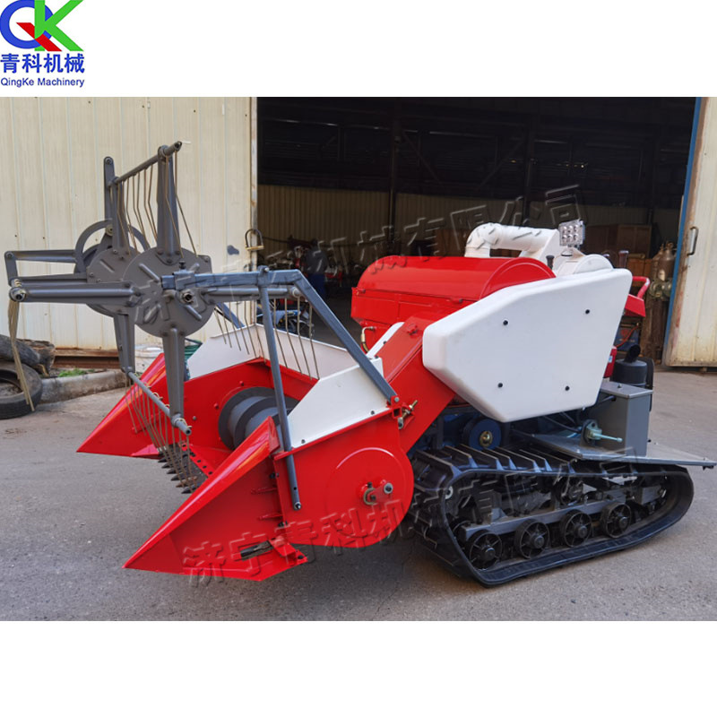 南方水田谷物型收割机 喂入式稻谷收获机 驾乘式联合水稻收割机