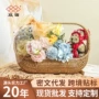 家用野餐户外塑料手提篮