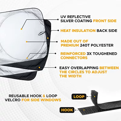 tape large truck double | Sun shade