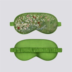 新型ダウン綿油絵両面シミュレーション糸遮光アイマスク睡眠緩み昼休みアイマスク疲労緩和アイマスク