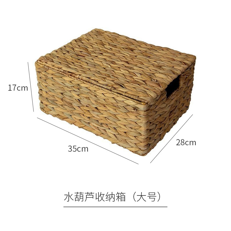 Tamaño grande de la Caja de almacenamiento de jacinto de agua