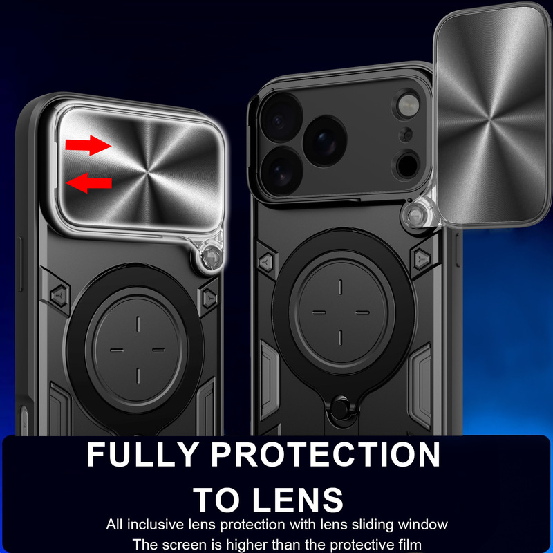 Suitable for Iphone18 Promax Mobile Phone Case with Sliding Lens Protection and Samsung S26 Ultra Full-Cover Protective Case Suitable for Iphone18 Promax Mobile Phone Case with Sliding Lens Protection and Samsung S26 Ultra Full-Cover Protective Case