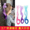 Children's wig, hair accessory, curly hairpins with bow, suitable for import, for performances