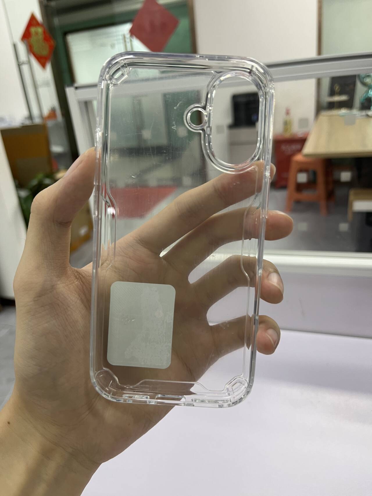 Ốp lưng Nillkin trong suốt chống rơi cho iPhone 17 Pro Max, vỏ cứng mềm kết hợp — iPhone 17 Trắng, iPhone Air Trắng, iPhone 17 Pro Trắng, iPhone 17 Pro Max Trắng chi tiết 16