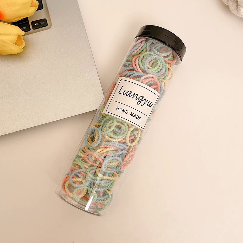 2025 nuevo estilo simple y versátil banda para el cabello sin costuras diadema duradera y de alta elasticidad que no daña el cabello coleta gruesa cuerda para el cabello sombreros