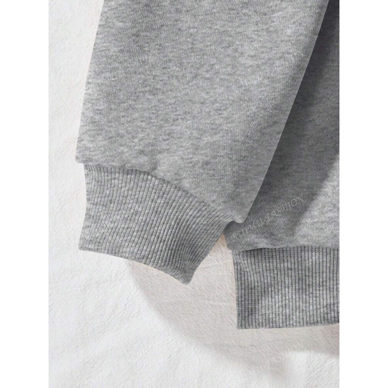 【跨境欧码】Women Simple Round Neck Long Sleeve Casual Top默|undefined