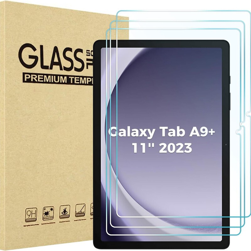 Suitable for Samsung Tab Tablet Tempered Film Hd A9Plus/S910Fe+/S6Lite Explosion-Proof Thickened Tempered Film Suitable for Samsung Tab Tablet Tempered Film Hd A9Plus/S910Fe+/S6Lite Explosion-Proof Thickened Tempered Film
