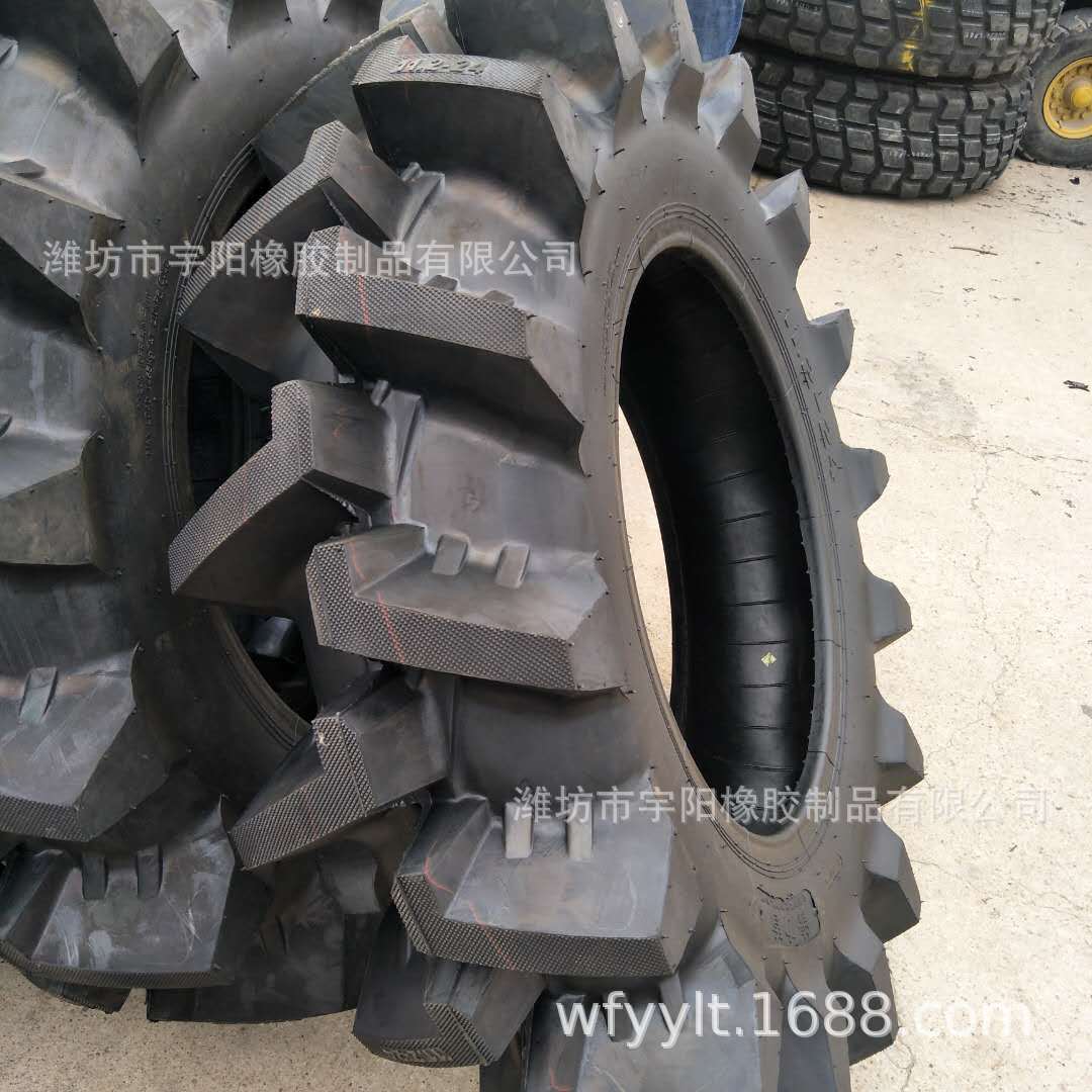 11.2-24  农用拖拉机轮胎  水田高花胎 R2花纹