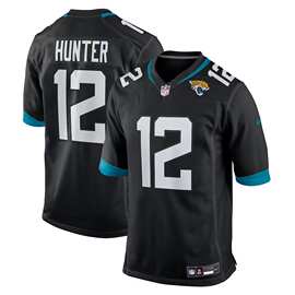 橄榄球 Jacksonville Jaguars12Travis Hunte美洲虎队刺绣3代