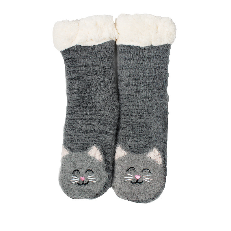 Calcetines Antideslizantes de Interior Engrosados y Térmicos para Invierno y Uso Doméstico image 5