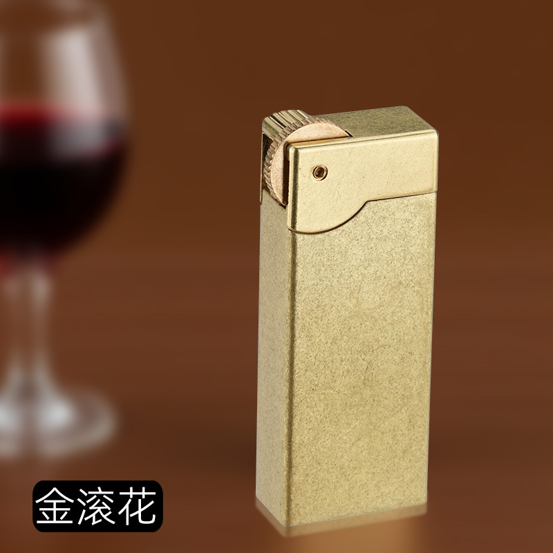 HP911一键点火小巧便携式复古创意男士煤油打火机收藏级时尚礼品|undefined