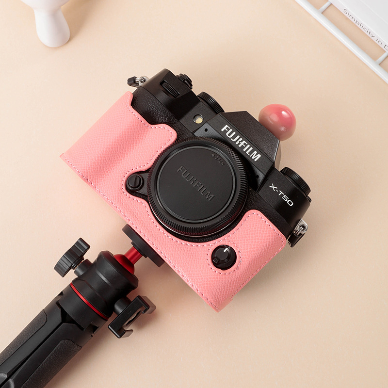 (2개) 후지 XT50 카메라 케이스 가죽 케이스 XT30 XT30 II 기본 카메라 케이스 보호 케이스