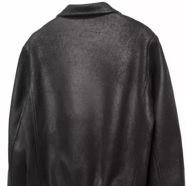 Chaqueta corta cleanfit americana Chaqueta de cuero de caza guapa de alta gama para hombre Chaqueta de pata de gallo