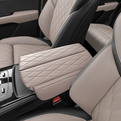 Interior Decoration, Armrest box pad - byd-han-lotus-root-rhyme-ash