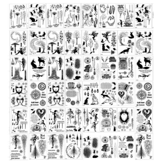 Cross-border new Angel seal transparent silicone seal etching knife mold creative DIY album Journal seal