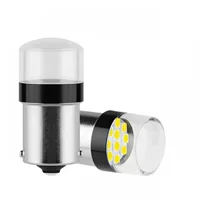 Автомобильный светодиодный поворотный свет 1156 1157 3030 10smd мотоцикл стоп-лампа линзы подсвеченные светодиодные задние фонари