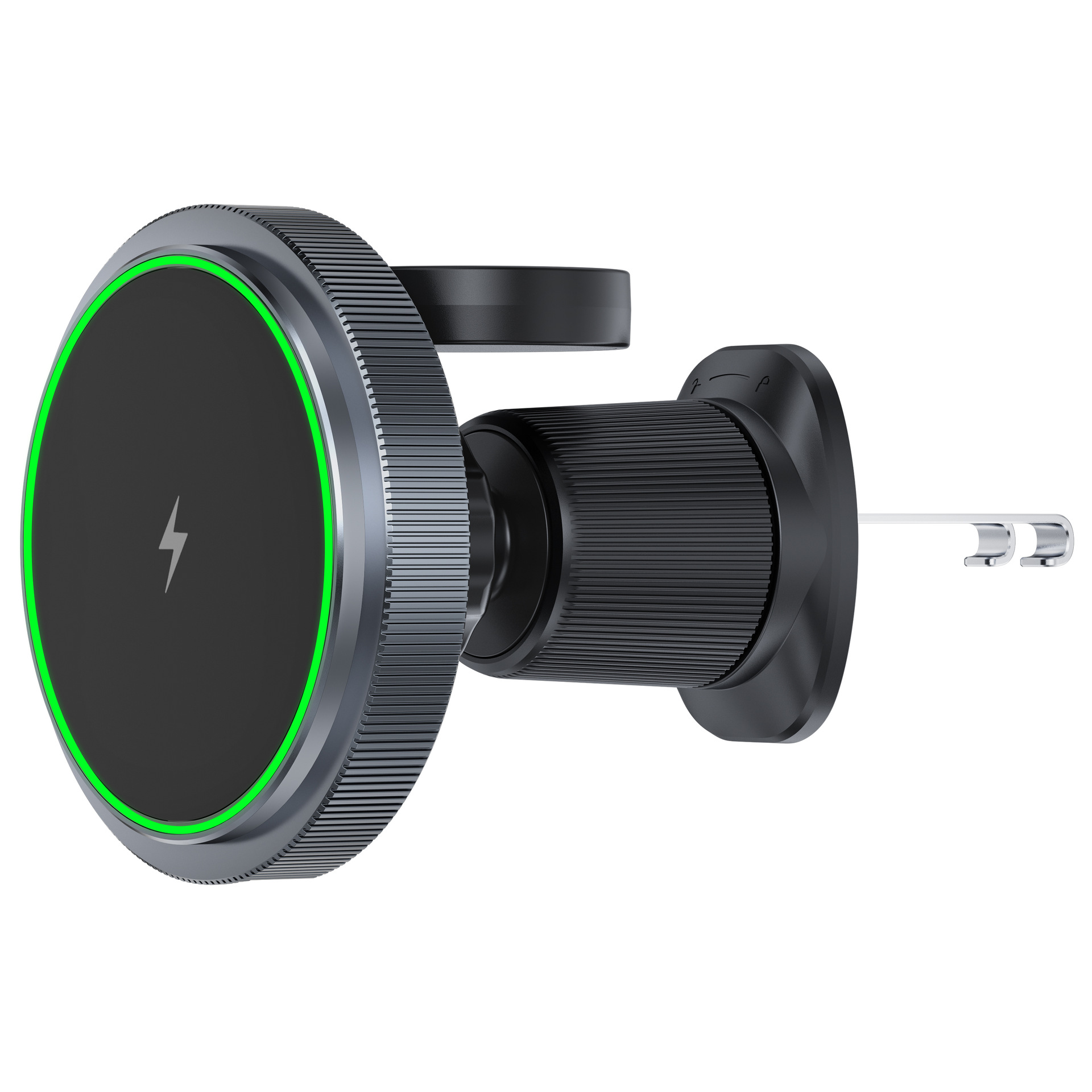 New magnetic car wireless charger watch mobile phone 15W metal wireless charger for iPhone 15