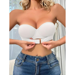 E 79421 Strapless non-slip bandeau bra �o�玧����Ĩ������