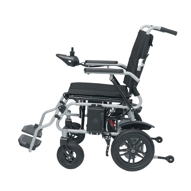 Silla de ruedas eléctrica Xinwang nueva fábrica al por mayor plegable, portátil, multifuncional, silla de ruedas de viaje para discapacitados