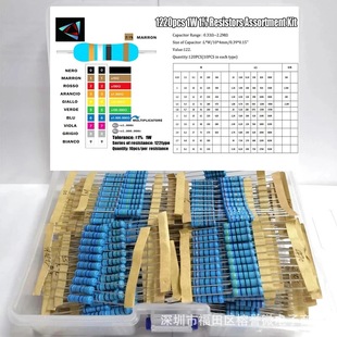 1220PCS 1W 1%���Ƚ���Ĥ������b 122�N��ֵÿ�N10�� 0.33R-2.2M