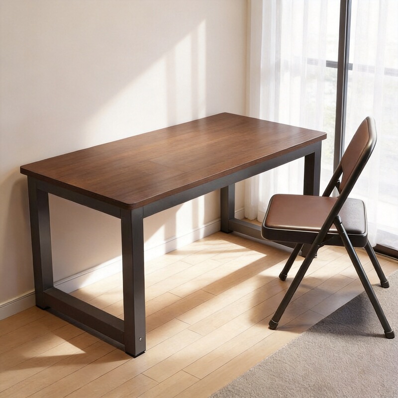 Round-Cornered Computer Desk, Desktop Home Office Desk, Student Writing Desk, Study Desk, Study Room Desk, Work Desk