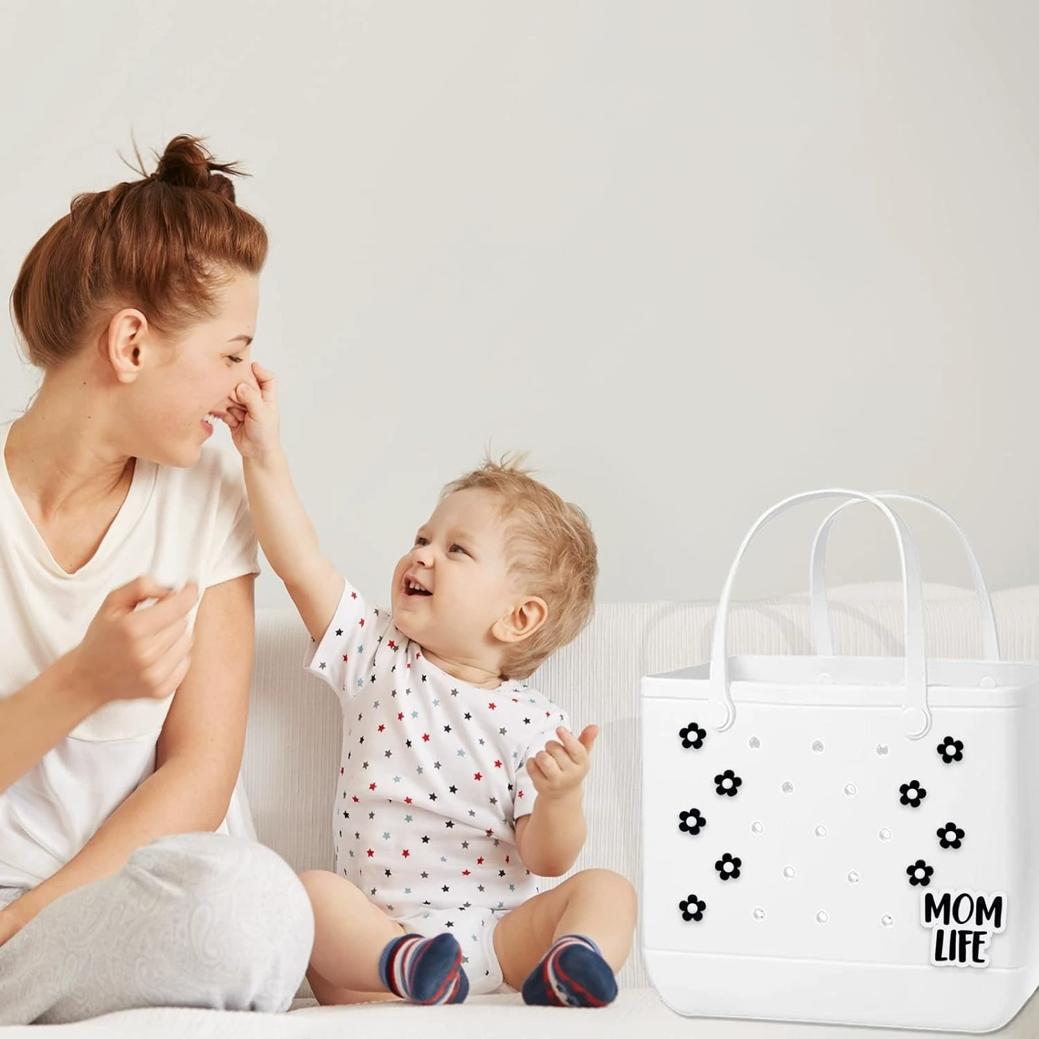 Momlife Mommy пляжная сумка AM, аксессуары, сумка Bogg с отверстиями