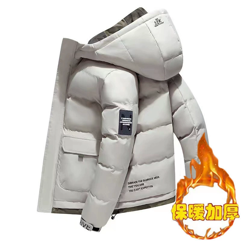 Трансграничная хлопчатобумажная одежда для мужчин осенью и зимой утолщена, теплая и прилив