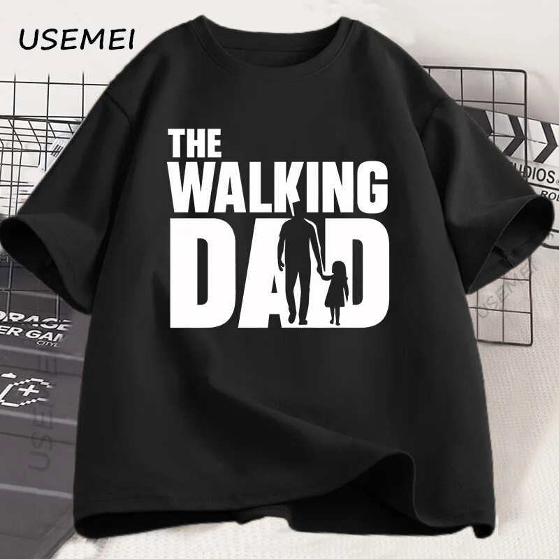 Walking Dad Funny T-Shirt Funny Father and Daughter Matching T-Shirts Cool Dad Graphic T-Shirt Best Walking Dad Funny T-Shirt Funny Father and Daughter Matching T-Shirts Cool Dad Graphic T-Shirt Best