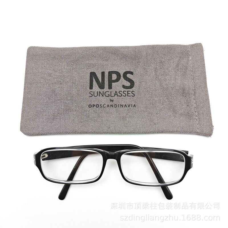 Cotton Bag Manufacturer Custom-Made 12 Safety Cotton Canvas Glasses Bag Shrapnel Drawstring Flap Pocket Pants Cotton Drawstring Flap Pocket Pants Custom-Made