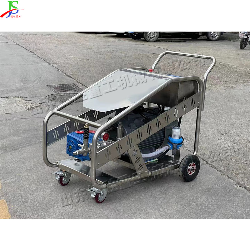 Máquina industrial de limpieza de eliminación de óxido y pintura Máquina de tejer de pared de hormigón de alta presión Máquina de tracción de lana de alta presión de alta potencia