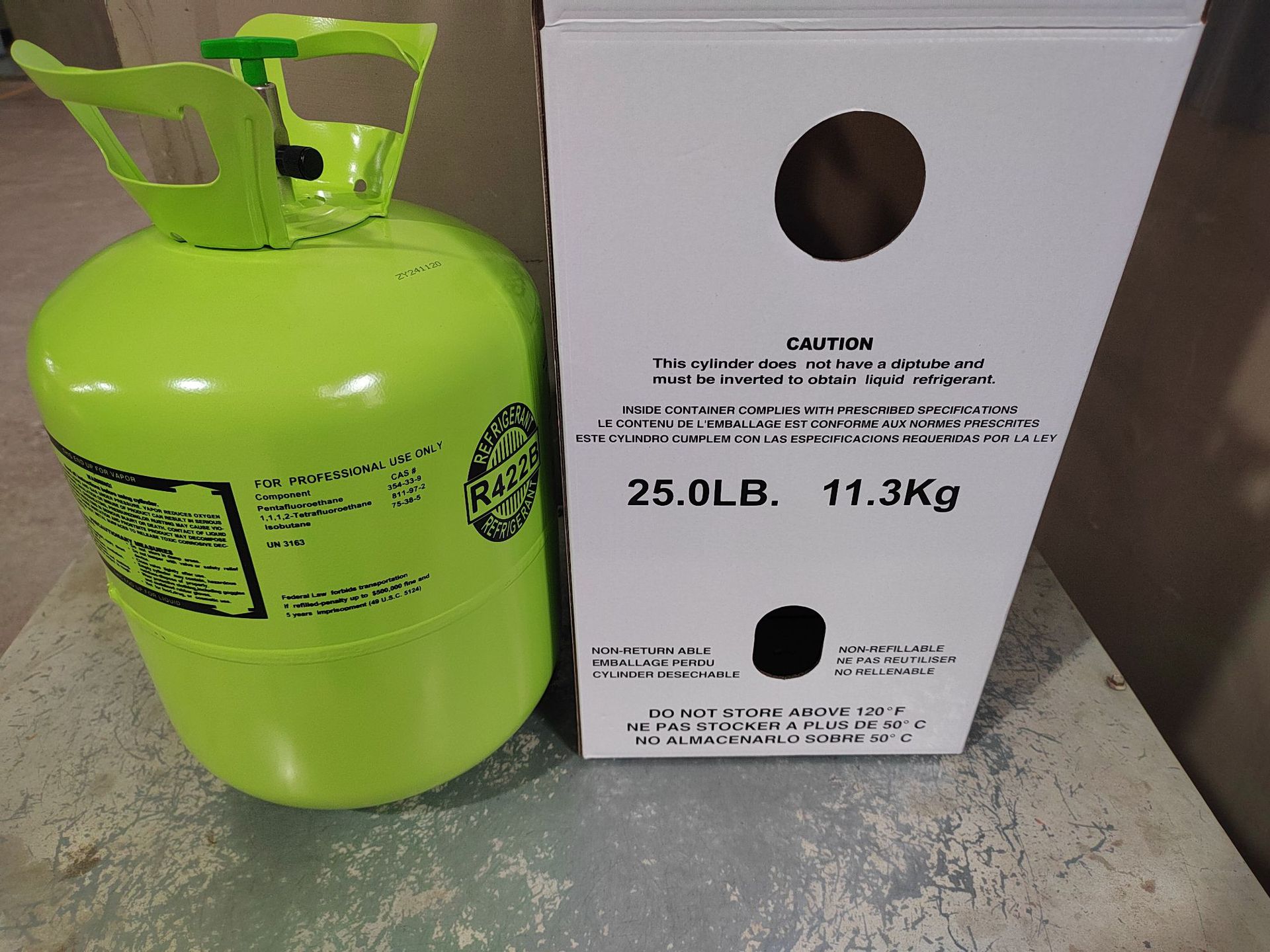 R32 Refrigerant Gas for Air Conditioners, Freon Refrigerant, 13kg Gross Weight, Disposable Cans, Wholesale from Manufacturer