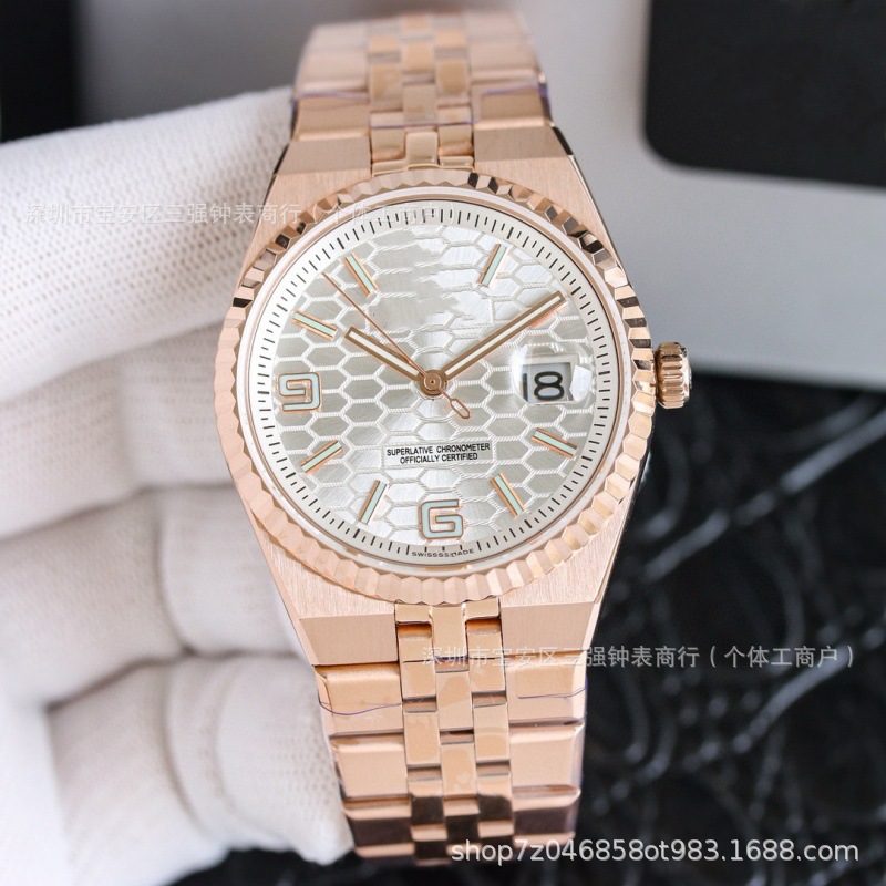 Transfronterizos laojia hombre nuevo tipo de caja de acero de seis tipos 7315 panal log reloj mecánico automático fábrica al por mayor