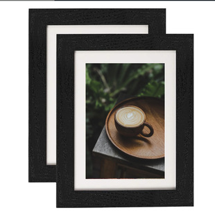 American retro cross-border wooden photo frame 6 inch 7 inch 10 inch 11 inch A4 wooden picture frame table picture frame wholesale