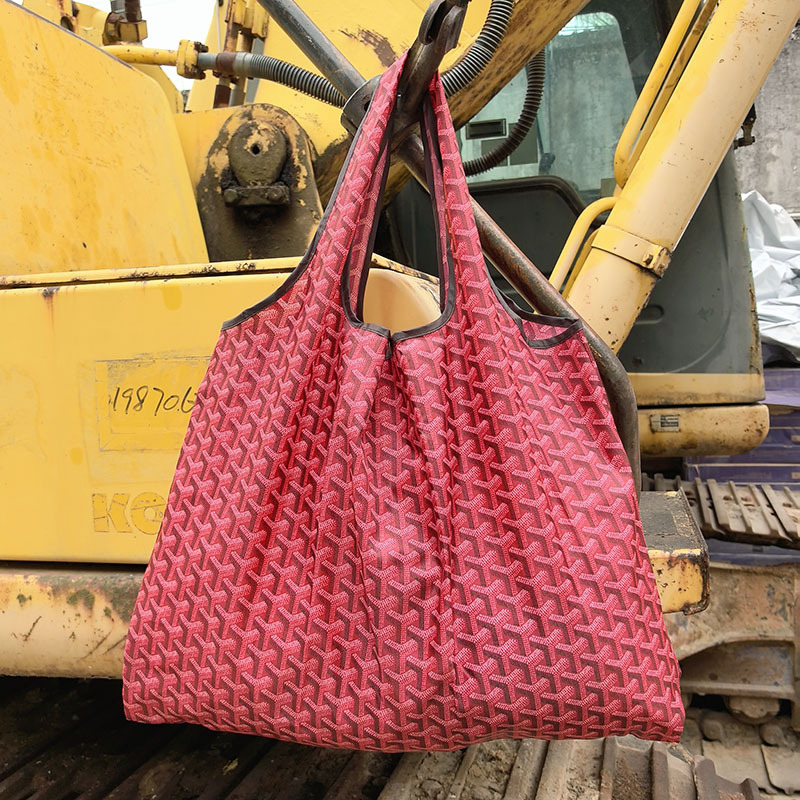 时尚大号韩国卡通超市购物袋环保袋手提买菜包可折叠便携带大容量