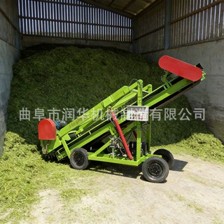 液压升降农用4米高青贮取料机横纵向移动灵活铲草机防变质取草机