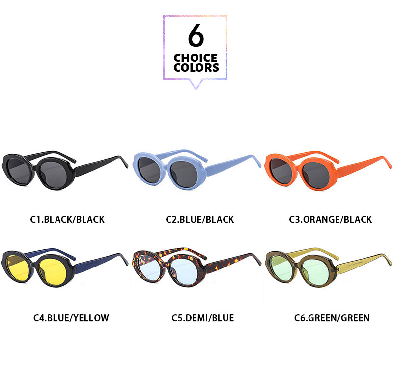 57g Weight Full Frame Glasses Structure Sunglasses Classification Ac, UV400 Protection Lens Material Oval Frame Glasses Style Outdoor, Travel, Beach Occasion Oval Pattern All Seasons Season Unisex Gender Basic, Simple Style Style Orange, Grey Color Basic Simple Style Oval Ac UV400 Protection Oval Frame Full Frame Women's Sunglasses 2