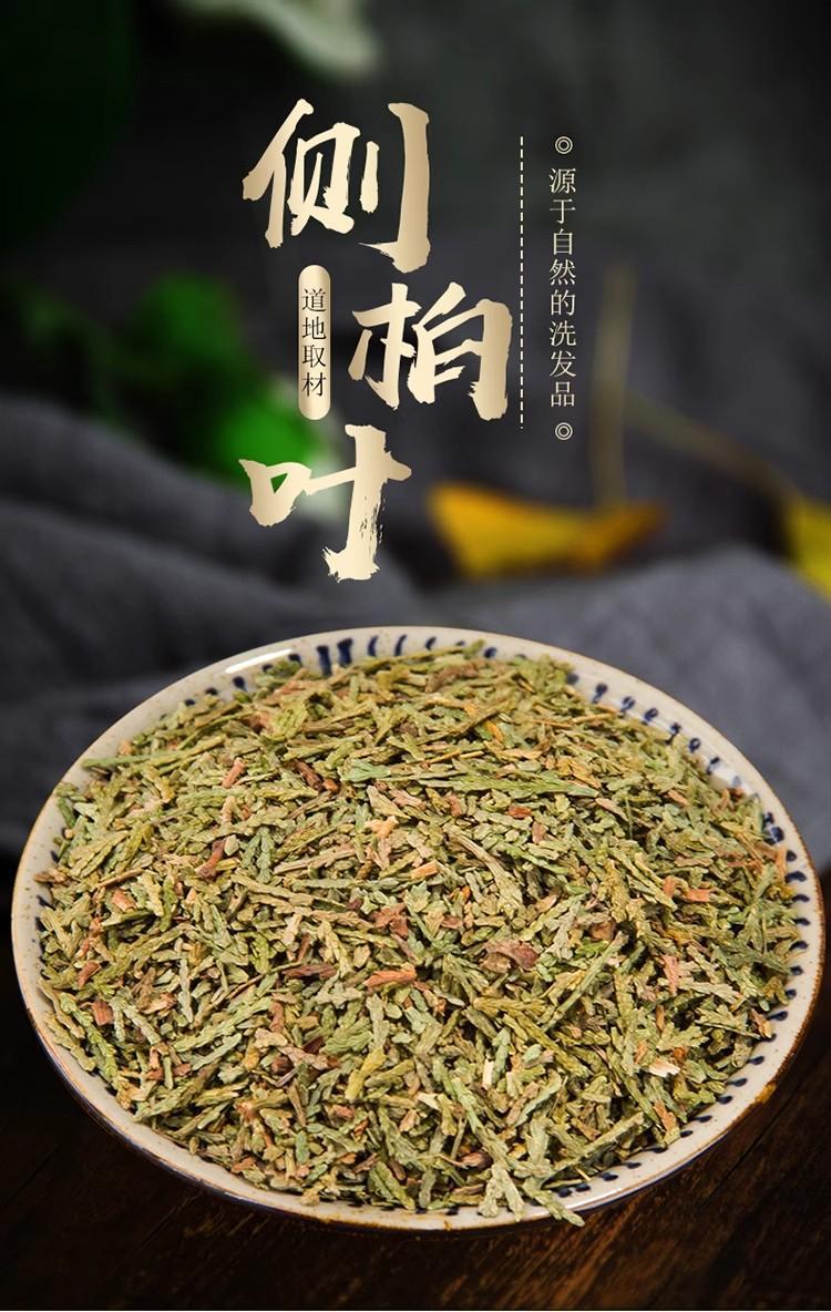 Dried Cacumen Platycladi Leaf 500g Cebai Ye Sun Dried Chinese Herb for Decoction and External Wash overview