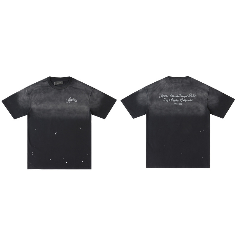 貿易クロスAm新文字クラシックプリント半袖男女同型カップルTシャツiri夏高iri製品タイプ|undefined