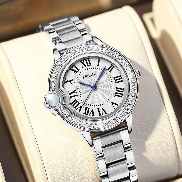 Fenshi Confession Balloon Small Dial Elegant Women's Watch with Diamonds, Personalized Starry Sky Women's Watch, Popular on Live Streaming, Factory Wholesale